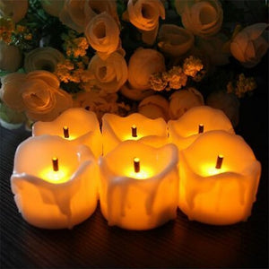 Yellow Flicker Battery Candles