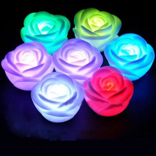 Rose Flower Candles