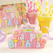 Load image into Gallery viewer, Happy Birthday Cake Decoration Candle