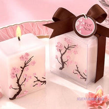 Load image into Gallery viewer, Colorful Cherry Blossoms Wedding Candles