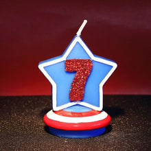 Load image into Gallery viewer, Captain America Blue Shield Candle