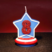 Load image into Gallery viewer, Captain America Blue Shield Candle