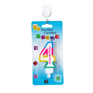 Cute Number Candles