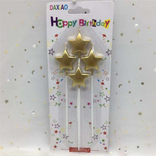 Load image into Gallery viewer, Star Gold Candle