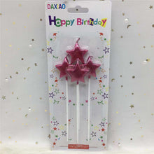 Load image into Gallery viewer, Star Gold Candle