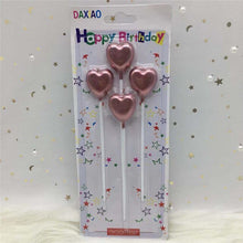 Load image into Gallery viewer, Heart Gold Candle