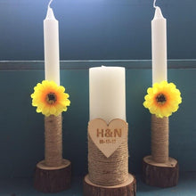Load image into Gallery viewer, Rustic Wedding Candles